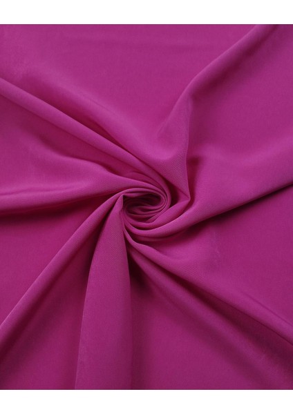Ince Krep Pembe Renkte (En 145 cm x Boy 175 Cm)