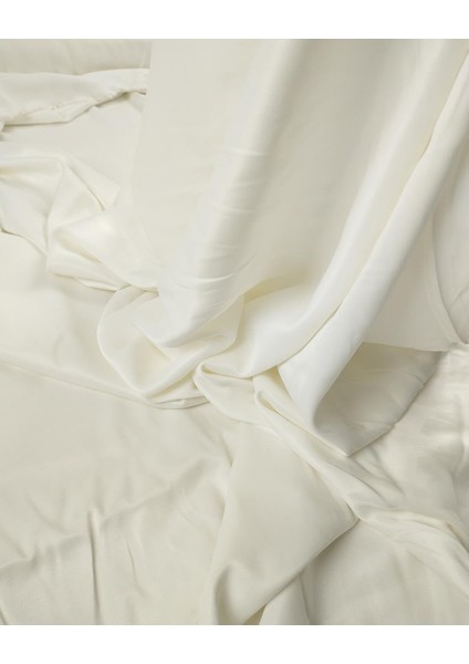 Saten Viskon Ekru Renkte (En 140 cm x Boy 230 Cm) fiyatları