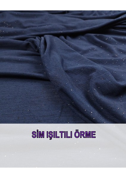 Lacivert Simli Incecik Jarse En: 140