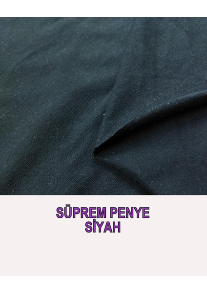 Süprem Penye Siyah Renkte (En 170 cm x Boy 285 Cm)