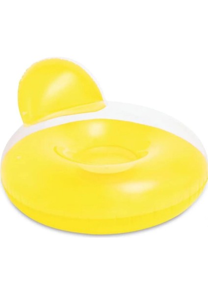 Şişme Yastıklı Koltuk Simit - Deniz Koltuğu - Şişme Koltuk Simit - Şişme Yastıklı Lounge 137X122 cm fırsatları