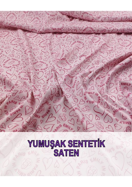 Pembe Renklerde Astarlık Saten (En 140 cm x Boy 140 Cm) fiyatları