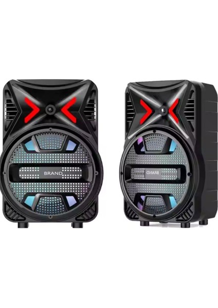 Woofer Bluetooth Hoparlör | Kablosuz Plastik Ses Sistemli Stüdyo Monitör | Mini Line Array Sistem