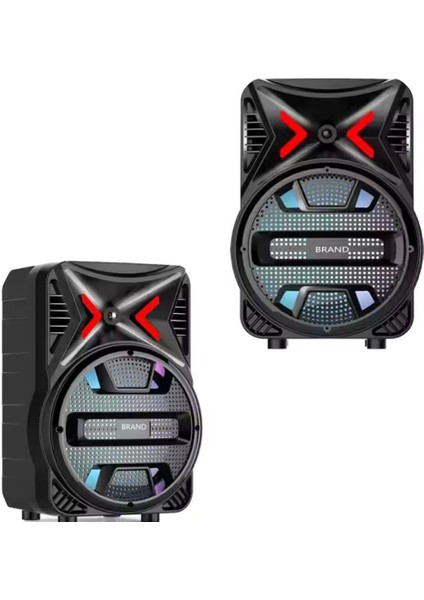 Woofer Bluetooth Hoparlör | Kablosuz Plastik Ses Sistemli Stüdyo Monitör | Mini Line Array Sistem