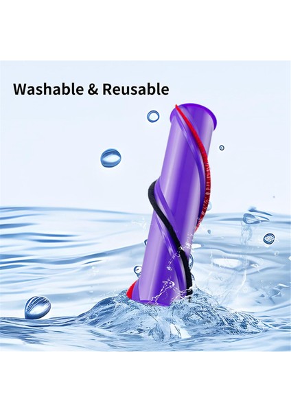 Dyson V10 Absolute V10 Animal V10 Total Clean+ Kablosuz Elektrikli Süpürge Yedek Parçası Için Silindir Fırça 969569-01 (Yurt Dışından)