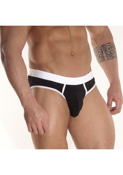 Kontras Biyeli Erkek Slip