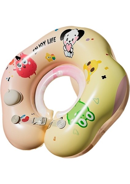 Şişme Bebek Yaka Halkası Çift Katmanlı Pvc Koltuk Altı Halkası Bebek Kalınlaştırılmış Yüzme Halkası (Yurt Dışından)