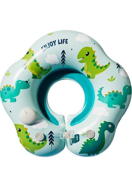 Şişme Bebek Yaka Halkası Çift Katmanlı Pvc Koltuk Altı Halkası Bebek Kalınlaştırılmış Yüzme Halkası (Yurt Dışından)