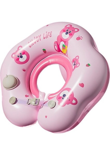 Şişme Bebek Yaka Halkası Çift Katmanlı Pvc Koltuk Altı Halkası Bebek Kalınlaştırılmış Yüzme Halkası (Yurt Dışından)