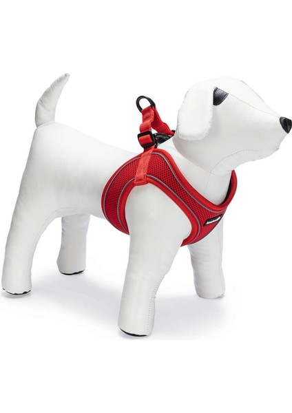 Köpek Göğüs Tasması, Neopren, Kırmızı, S, 38-44cm