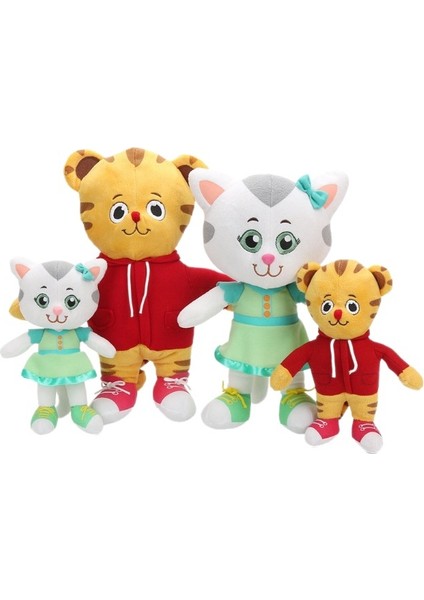 Peluş Kaplan Komşu Arkadaş Yavru Kedi Çizgi Film Oyuncak Bebek (Yurt Dışından)