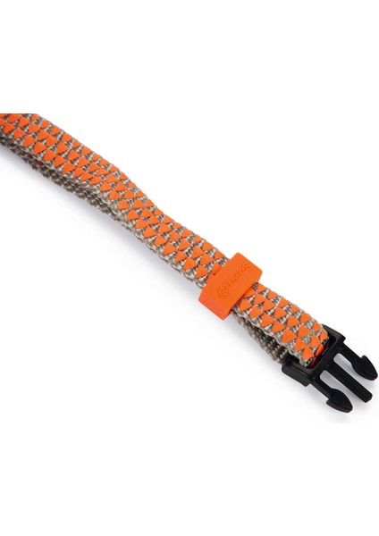 Köpek Boyun Tasması, Açık Gri Turuncu, 20-30cm