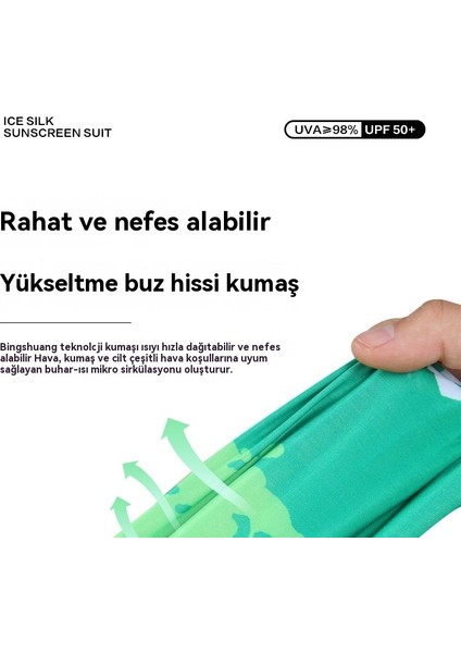 Yaz Açık Güneş Koruması Uv Koruması Buz Ipek Buz Kolları (Yurt Dışından)