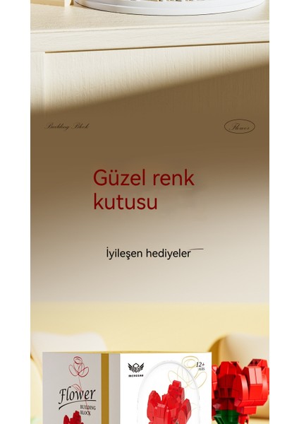 Buket Montaj Yapı Blokları Küçük Parçacıklar Eğitici Oyuncaklar (Yurt Dışından)