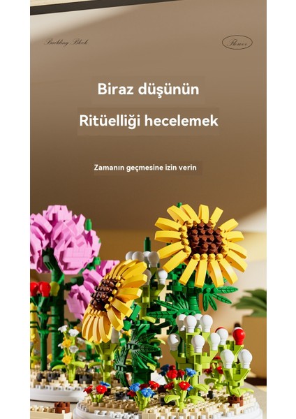 Buket Montaj Yapı Blokları Küçük Parçacıklar Eğitici Oyuncaklar (Yurt Dışından)