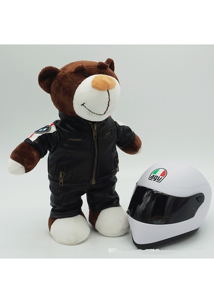 Motosiklet Motosiklet Kuyruk Kutusu Bebek Bebek Ayı Kask Modeli Oyuncak (Yurt Dışından)