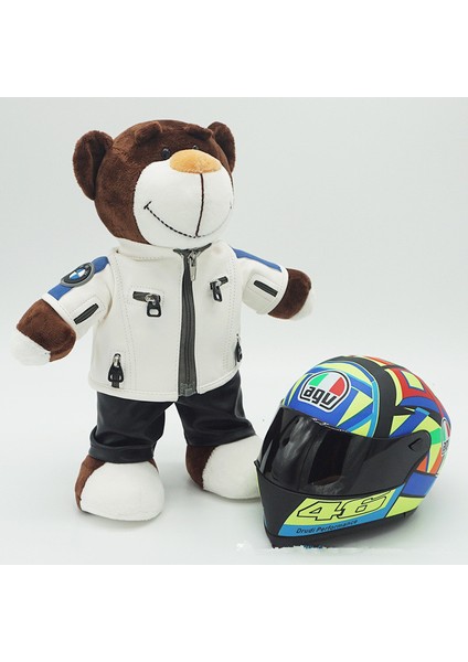 Motosiklet Motosiklet Kuyruk Kutusu Bebek Bebek Ayı Kask Modeli Oyuncak (Yurt Dışından)