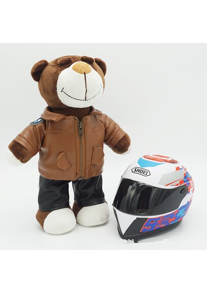 Motosiklet Motosiklet Kuyruk Kutusu Bebek Bebek Ayı Kask Modeli Oyuncak (Yurt Dışından)