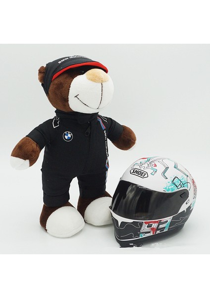 Motosiklet Motosiklet Kuyruk Kutusu Bebek Bebek Ayı Kask Modeli Oyuncak (Yurt Dışından)