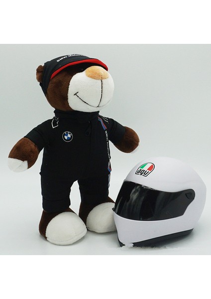 Motosiklet Motosiklet Kuyruk Kutusu Bebek Bebek Ayı Kask Modeli Oyuncak (Yurt Dışından)