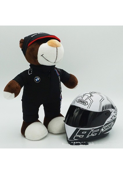 Motosiklet Motosiklet Kuyruk Kutusu Bebek Bebek Ayı Kask Modeli Oyuncak (Yurt Dışından)