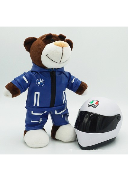 Motosiklet Motosiklet Kuyruk Kutusu Bebek Bebek Ayı Kask Modeli Oyuncak (Yurt Dışından)