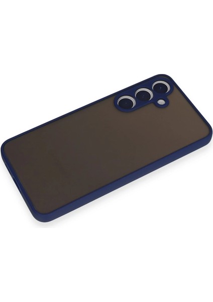 Samsung Galaxy S24 Kılıf Montreal Silikon Kapak - Lacivert Glstd