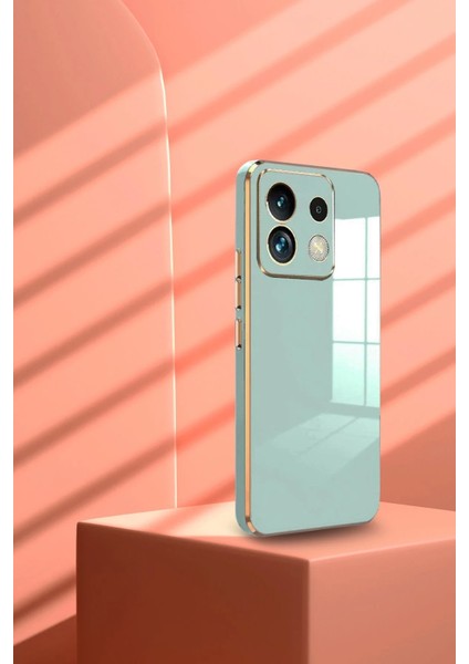Xiaomi Poco M6 Pro 4g Kılıf Volet Silikon - Pembe Glstd