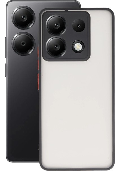 Xiaomi Redmi Note 13 Pro 5g Kılıf Montreal Silikon Kapak - Siyah Glstd