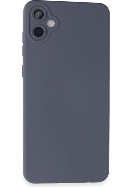 Samsung Galaxy A05 Kılıf Nano Içi Kadife Silikon - Gri Glstd