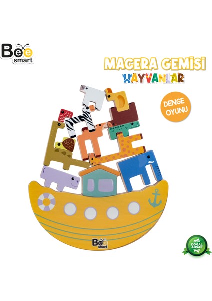 Macera Gemisi: Hayvanlar Denge Oyunu Montessori Eğlenceli Oyun modelleri
