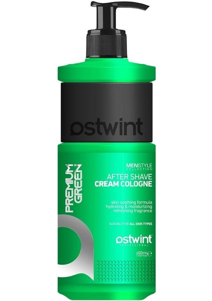 Tıraş Sonrası Krem Kolonya Balsam Premium Green 400 ml