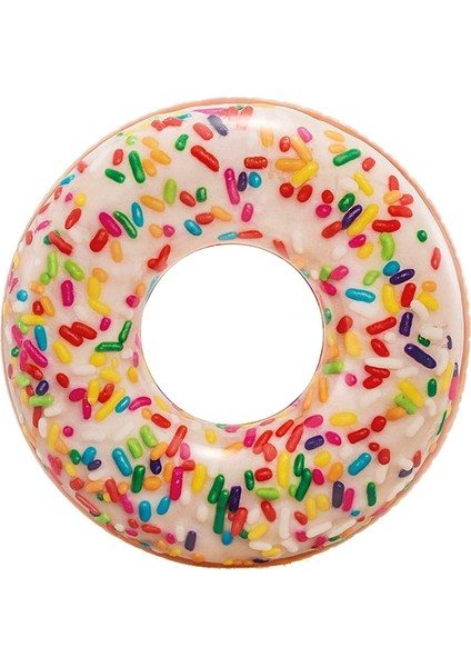 Raınbow Sprınkle Donut Gökkuşağı Serpintili Donut Simit 114 Cm (45'')