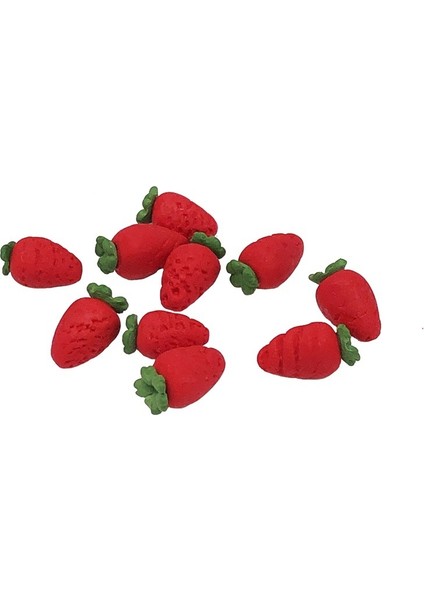 30 Pcs / 3 Torba 1:12 Mini Bebek Evi Mutfak Minyatür Gıda Oyun Dekorasyon Meyve Simülasyon Çilek (Yurt Dışından)