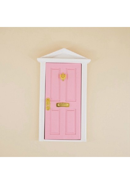 1:12 Bebek Evi Minyatür Peri Masalı Kapı Oyun Evi Oyuncak (Pembe) (Yurt Dışından)