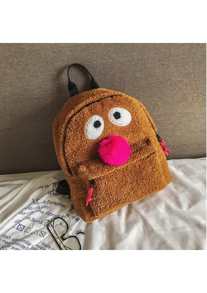 Peluş Sevimli Kuş Çanta Çift Omuz Çantası Kız Sırt Çantası (Yurt Dışından)