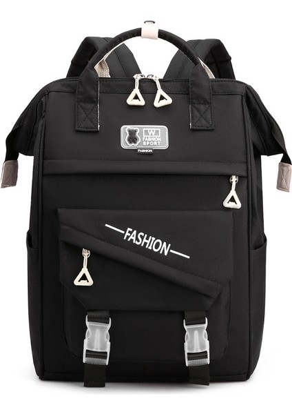 2023 Kızlar Seyahat Sırt Çantası Naylon Dizüstü Omuz Çantası Çanta Öğrencileri Okul Çantası Sırt Çantası (Yurt Dışından)