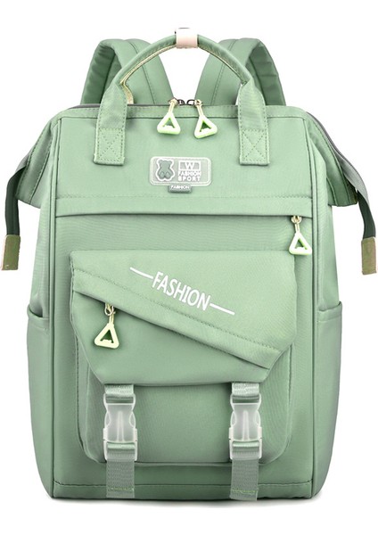 2023 Kızlar Seyahat Sırt Çantası Naylon Dizüstü Omuz Çantası Çanta Öğrencileri Okul Çantası Sırt Çantası (Yurt Dışından)