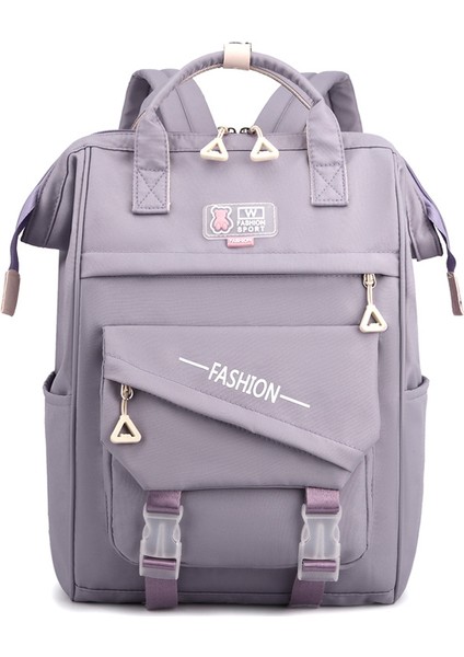 2023 Kızlar Seyahat Sırt Çantası Naylon Dizüstü Omuz Çantası Çanta Öğrencileri Okul Çantası Sırt Çantası (Yurt Dışından)
