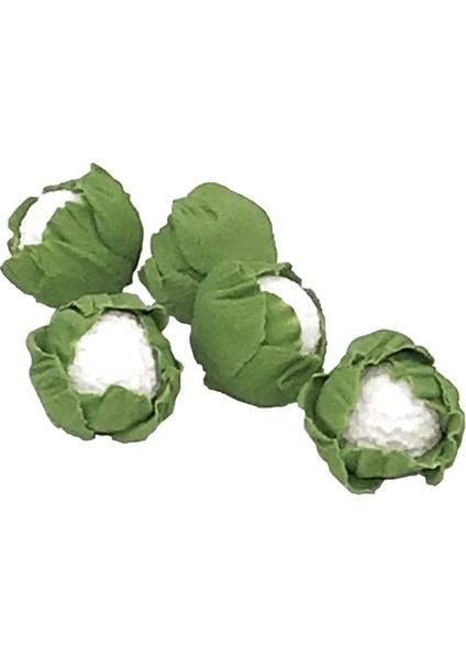 15 Pcs / 3 Paket 1:12 Mini Bebek Evi Minyatür Mutfak Sahne Dekorasyon Yeşil Lahana (Yeşil) (Yurt Dışından)