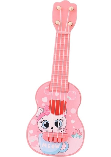 Ukulele Eğitici Çalınabilir Çocuk Oyuncağı Gitar (Yurt Dışından)