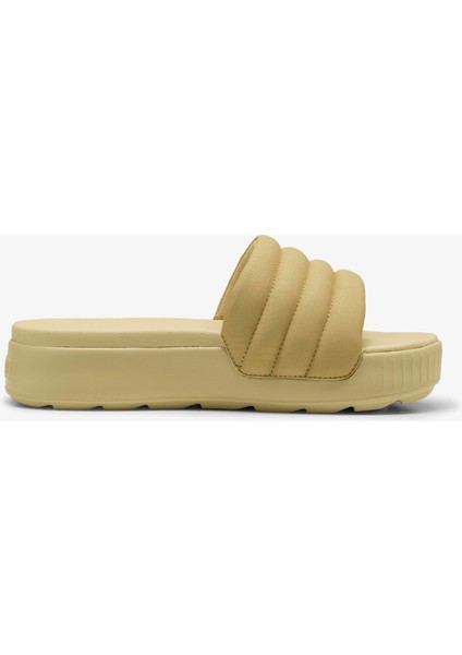 Karmen Slide Puffy Aqua Kadın Bej Terlik.02