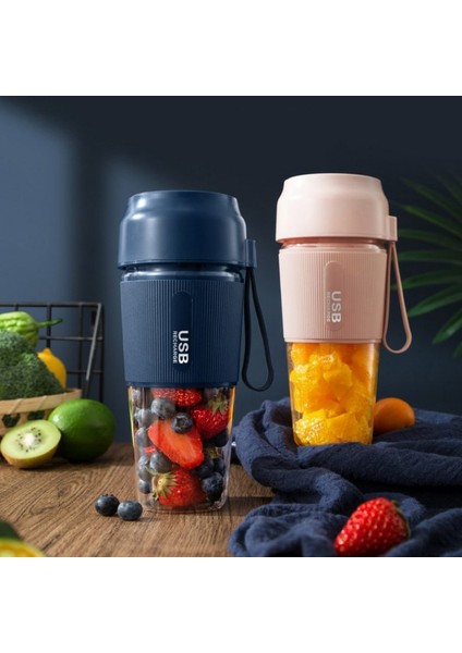 Taşınabilir Meyve Sıkacağı Mini Elektrikli Blender Taşınabilir Meyve Sıkacağı (Pembe) (Yurt Dışından)