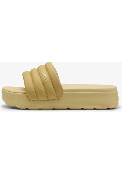 Karmen Slide Puffy Aqua Kadın Bej Terlik.02