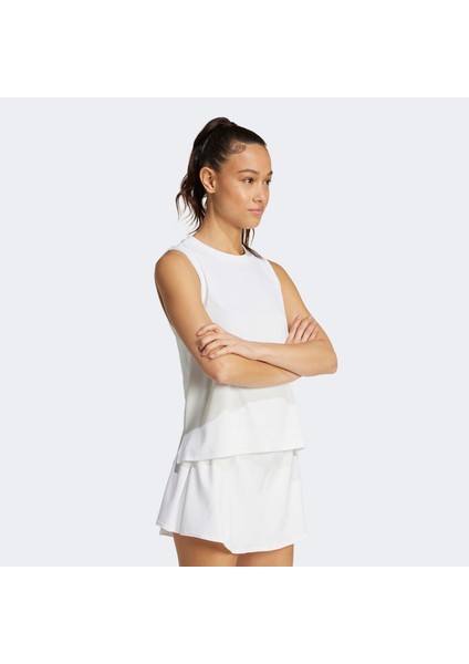 Match Tank Kadın Beyaz Tenis Atleti.- fırsatları