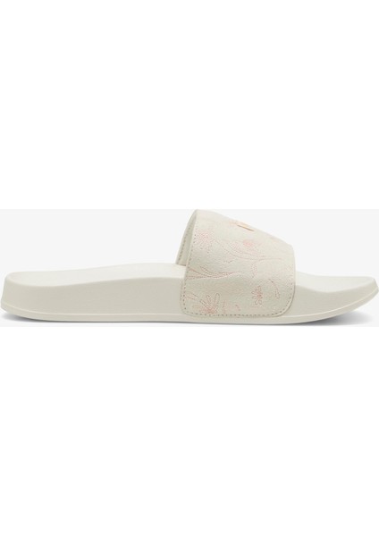 Leadcat 2 0 Crafted Flowers Kadın Beyaz Terlik.02