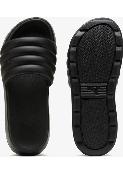 Karmen Slide Puffy Kadın Siyah Terlik.01 modelleri