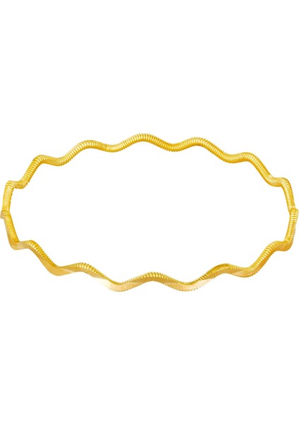 10 gr (gram) 22 Ayar İşçiliksiz Era Dalga Bilezik