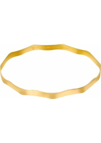 10 gr (gram) 22 Ayar İşçiliksiz Birce Ray Bilezik