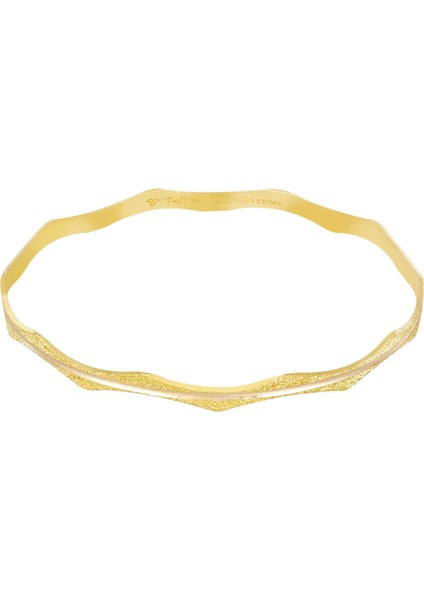 10 gr (gram) 22 Ayar İşçiliksiz Birce Kanal Bilezik